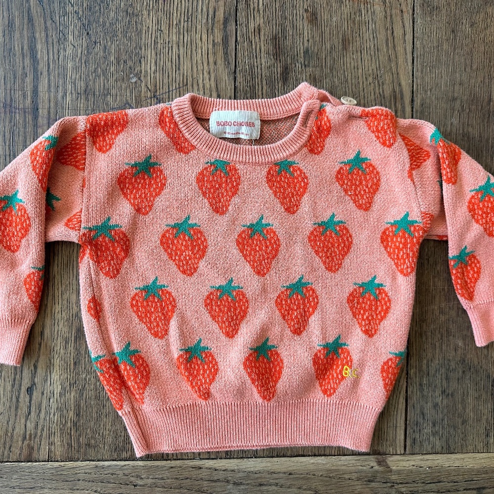 Bobo Choses Strawberry Sweater